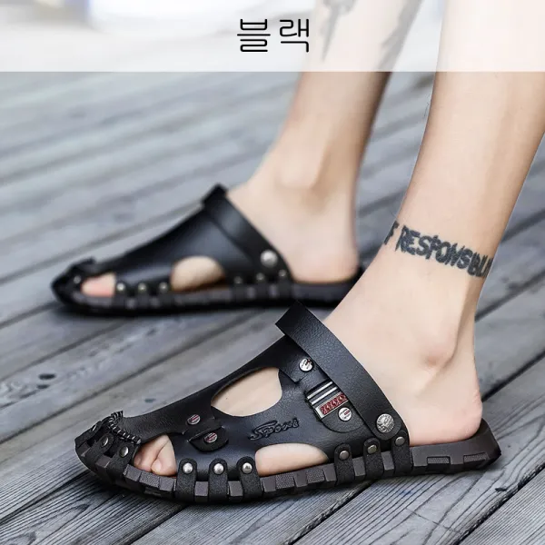 뉴타임즈5 시원한 슬리퍼 여름 동굴신 남성 아웃도어 모래톱 신음 남성 샴푸 샌들 남성 아웃도어 XT41 A25