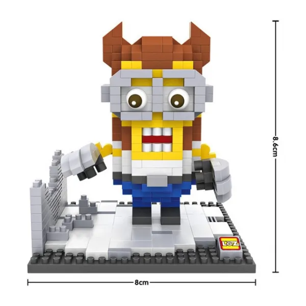 해외직구 LOZ 미니 나노 블록의 명망 있는 Me Avenger 캡틴 아메리카 아이언맨 토르 슈퍼맨 헐크 액션 그림 브릭 키, 9543 no box