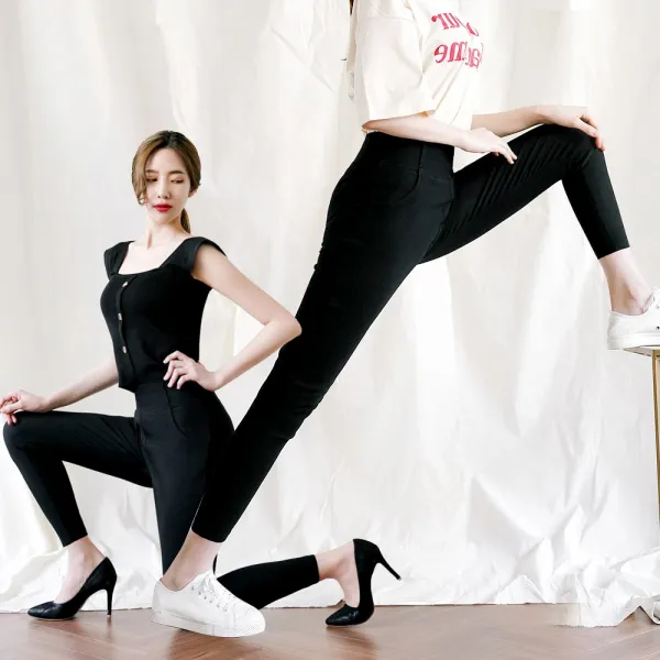 24데이즈 빅사이즈 여성 속밴딩 슬림라인 밴딩 스키니팬츠~2xl