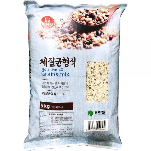 미이랑 체질 균형식 20곡 5Kg, 1포, 5Kg