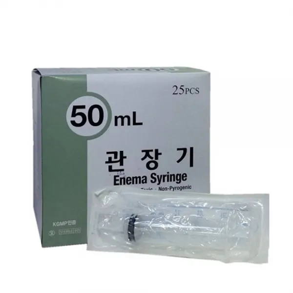 한국백신 관장기 50ml 25개입 X 2개 병원용 세정 gaxs, 1개