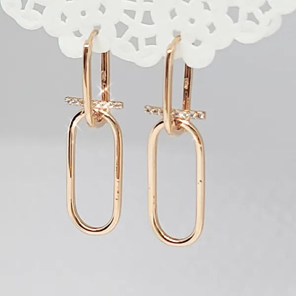 윤금방 14k 18k 에페 롱 클립 체인귀걸이 드롭귀걸이 여성귀걸이