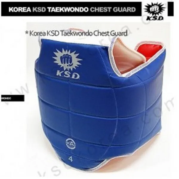 KSD 신형호구(양면)보호장비 태권도용품 격투용품 겨루기 시합 보호대