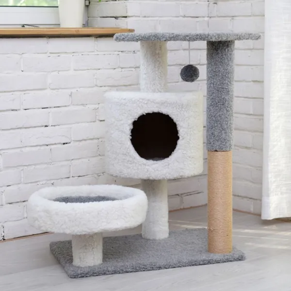 HS 직조 고양이 캣타워DIY 수직스크래쳐 숨숨집, 1개, 선택8-기본형