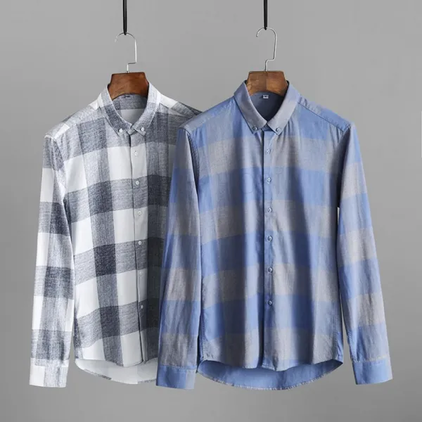 Kirahosi 캐주얼 남성 셔츠 남친룩 20대 30대 남방 긴팔 데일리 290호+덧신증정 Auj5a636