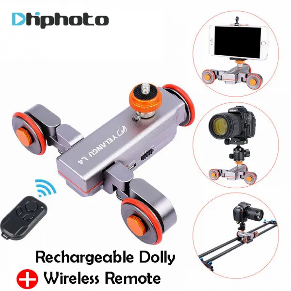 Delkien 전기동력 자동무빙 스마트폰/DSLR 카메라거치대 리모콘 Autodolly, Autodolly+Tripod헤드