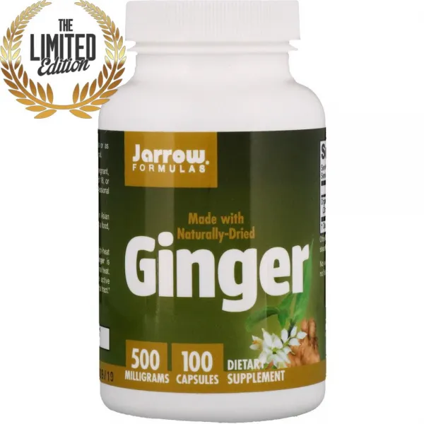 재로우 포뮬라 진저 (생강) 500 mg 100 캡슐, 수량: 1　　　　　(상품코드811p)