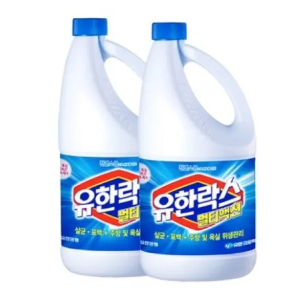 유한락스 멀티액션 레귤러, 2개, 1.8L