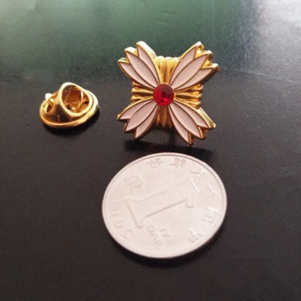 일본 시트콤 영웅 법적 높은 공공 검열 브로치 배지 피닉스 라이트 에이스 변호사 배지 변호사 검열 판사 배지 코스프레3016 단색