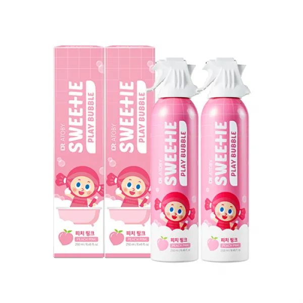 닥터아토비 스위티 플레이버블 피치 핑크, 250ml, 2개