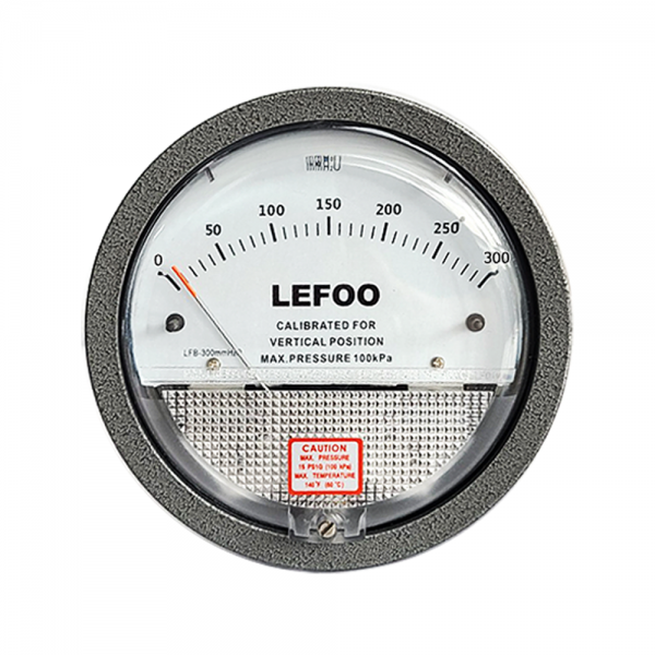 LEFOO 차압계 차압게이지 범위 0-50mmH2O