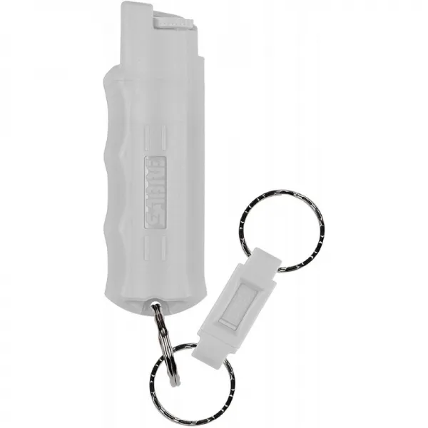 손쉬운 접근을 위한 퀵 릴리즈가 포함된 SABRE RED Pepper Spray 키체인 – 경찰력 OC 스프레이 정확한