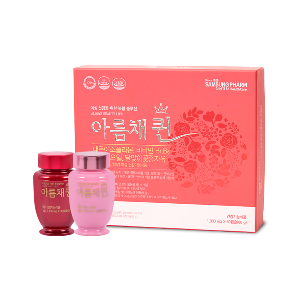 [삼성제약] 아름채퀸 갱년기건강 여성종합영양제, 3박스