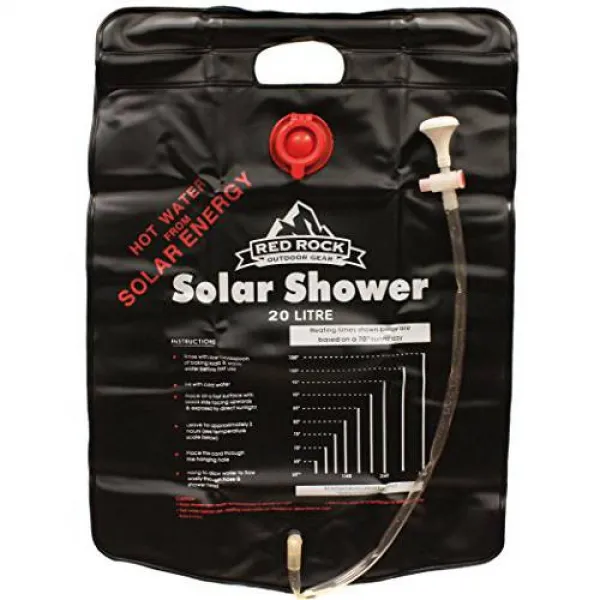 레드 락 옥외 기어 5 갤런 태양열 샤워 Red Rock Outdoor Gear 5-Gallon So