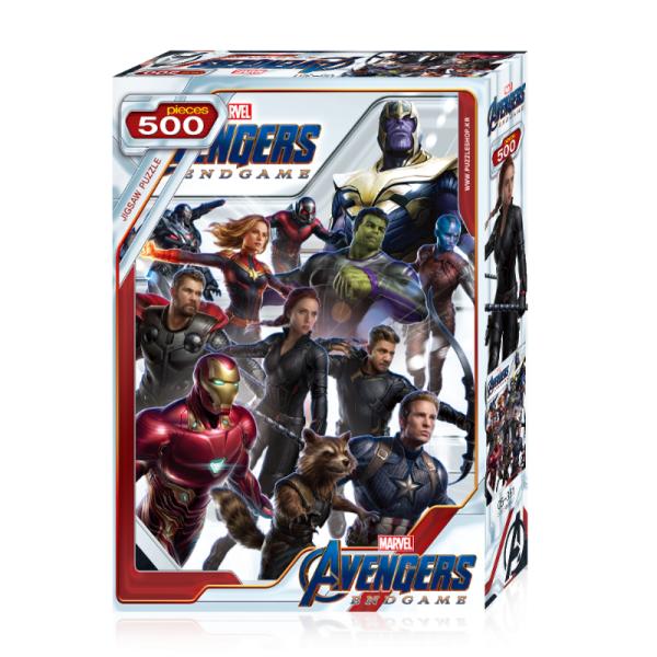 토이앤퍼즐 어벤저스 생존멤버 500피스 05 351 유액 브로마이드 포함 단일제품