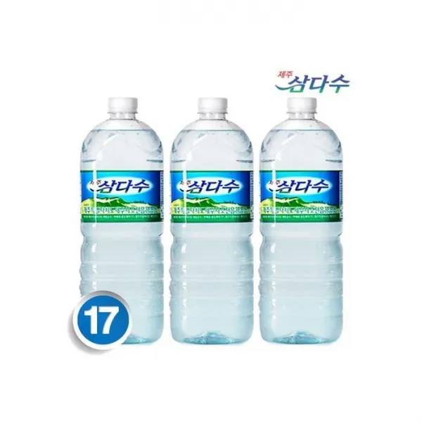 제주 삼다수 [ 2리터 17개 ] 한라산 천연암반수, 2L, 85개