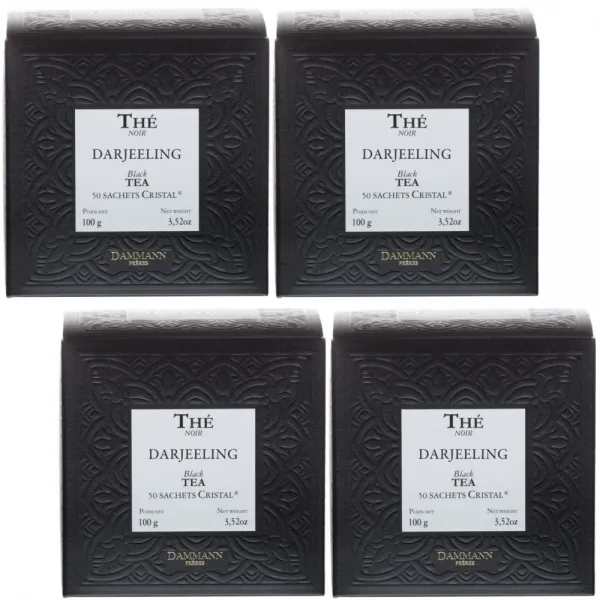 Dammann Darjeeling 다만프레르 다즐링 홍차 50티백 4팩 (총 200크리스탈티백)