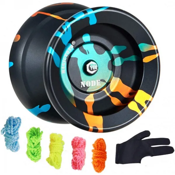 MAGICYOYO Professional 무응답 Yoyo Y01 노드 스핀 합금 Yo Yo KK 볼 베어링 Yoyo for Advanced Playe