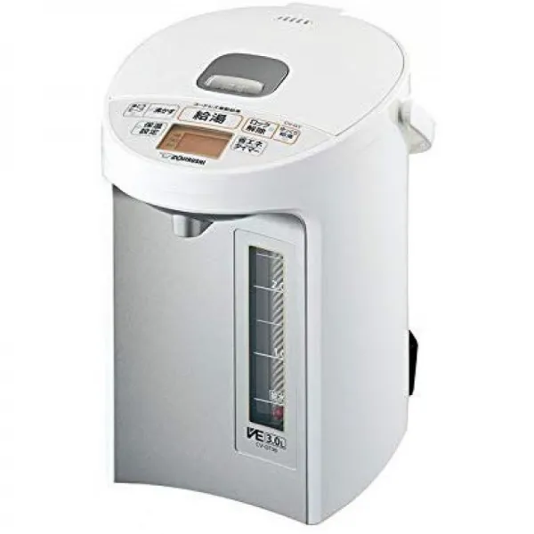 코끼리 별 마이크로 비등 새순 VE 전기 보온병 優湯生 3.0L 화이트 CV-GT30-WA, 단일상품