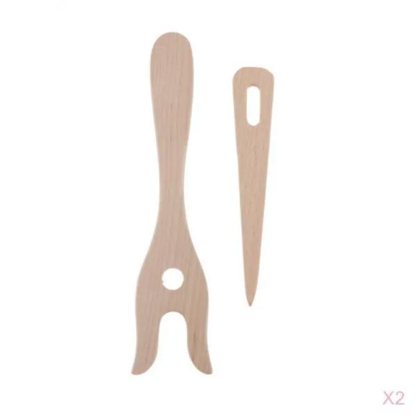 FWT뜨개질을하는 사람을위한 4pcs 포크 Cordmaking 꼬기 길쌈 공구 크로 셰 뜨개질 예술가