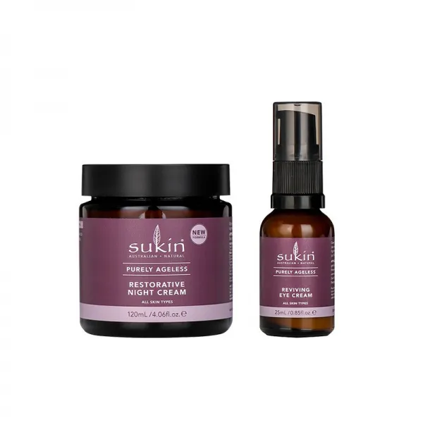 Sukin 무령근 영양 만면크림 120ML/병 Sukin 무령근 회복늦서리 + 아이크림, 단일상품