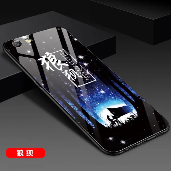 유리 페인팅 보호케이스 남성 여성 충격흡수 부드러운케이스 실리콘 스타일리쉬 Vivix7 개성 독창적 풀팩토리 심플 인싸템