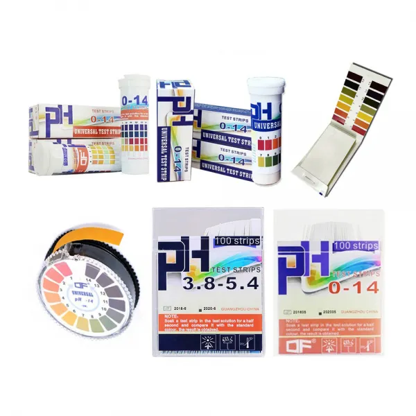 PH 시험지 페이퍼 리트머스 종이 산도 염소 측정 페이퍼, 1번 5롤형 PH페이퍼