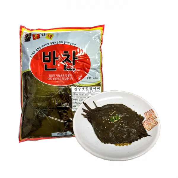[엄다식품] 종가댁 간장깻잎지 4kg*1EA, 1개, 4kg