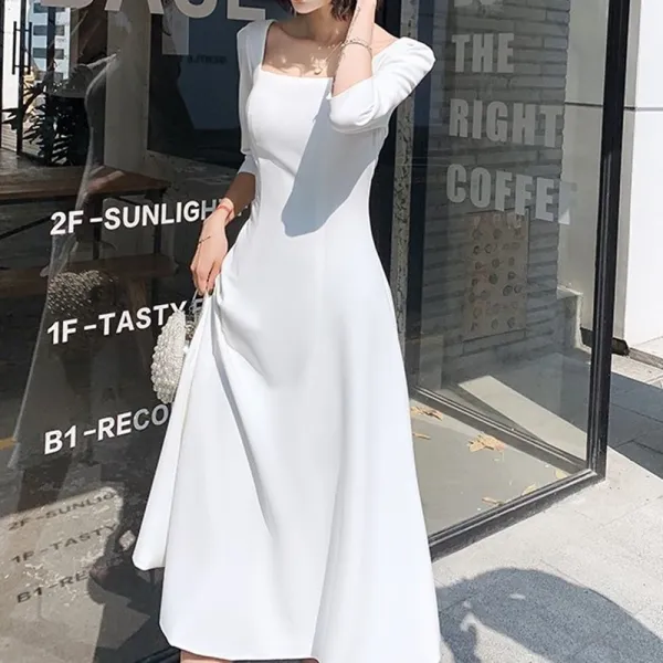  수입 브라이덜샤워 원피스 돌잔치 피로연 셀프웨딩 드레스