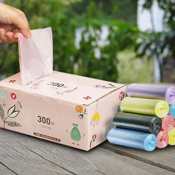 WA무배 차량 사무실 개인 쓰레기 봉투 봉지롤 10팩 세트 // 강아지산책 똥봉투 배변봉투, 1개, 기본값, 기본값