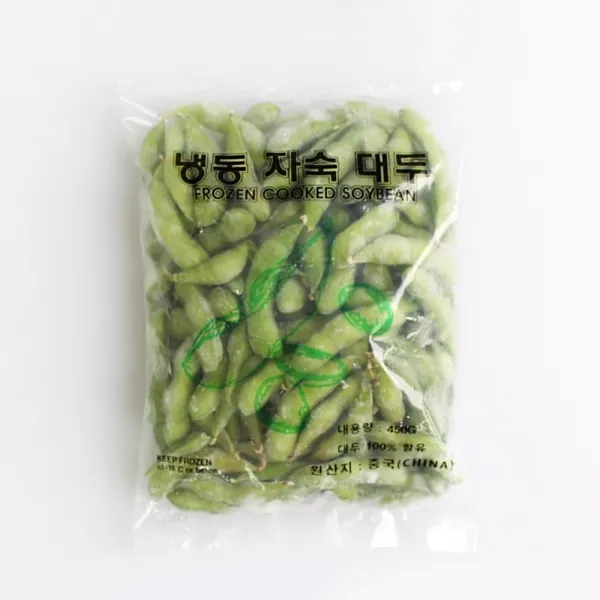 [AQH_8547628] 냉동 자숙 대두콩 풋콩 에다마메 450g 2팩 맛있는콩 강낭콩 건강한밥상 대두콩 콩밥, 단일상품, 단일상품