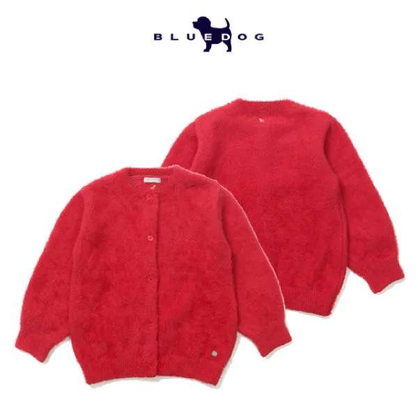  현대백화점 블루독키즈아동4 Pu 헤어리루즈핏가디건 29c7520050 아동가디건 키즈가디건 여아가디건