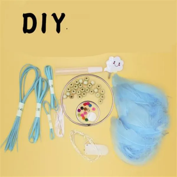 드림캐쳐 드림캐처 DIY 재료 여학생 아이디어 핸드메이드 선물 - 000052948, 21 은백호월공람띠집게