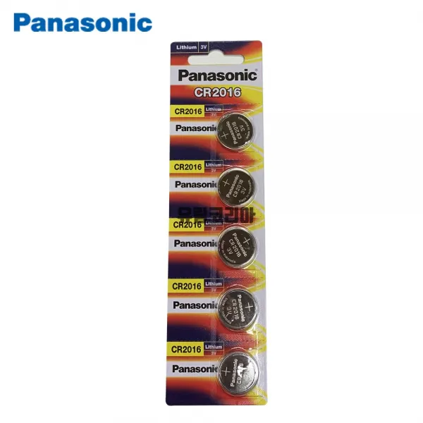 파나소닉 CR2016 3V 건전지 5개입 최근입고, 5개입, 1개