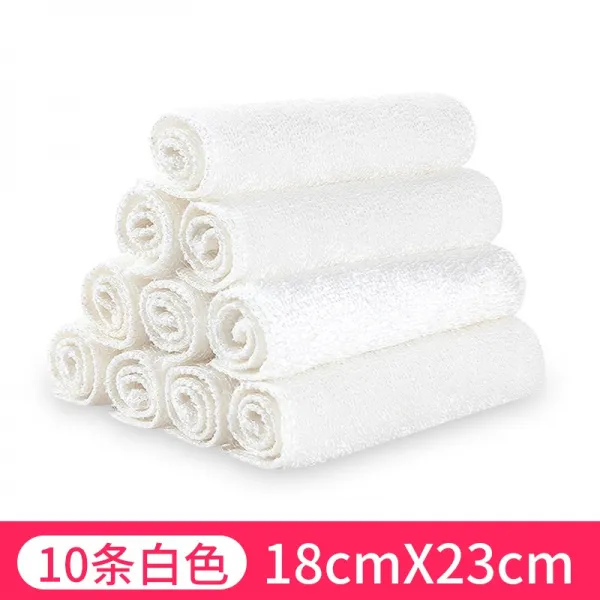 죽섬유 아니 기름 묻히고 설거지 천 집안일 청소 걸레 가정용 주방용품 갈게 오일 수세미 타올 물 빨아먹기 18x23cm화이트 10줄