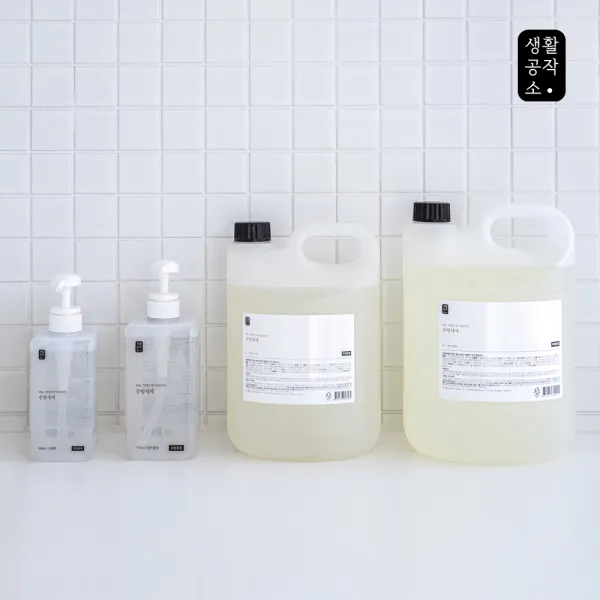 생활공작소 주방세제 바질향, 4L, 2개