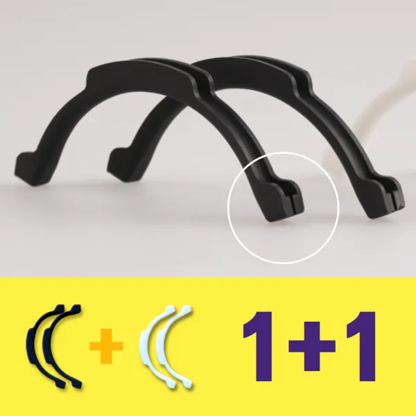  특가 국산 마스크귀보호대 이어가드 블랙1+화이트1 소형