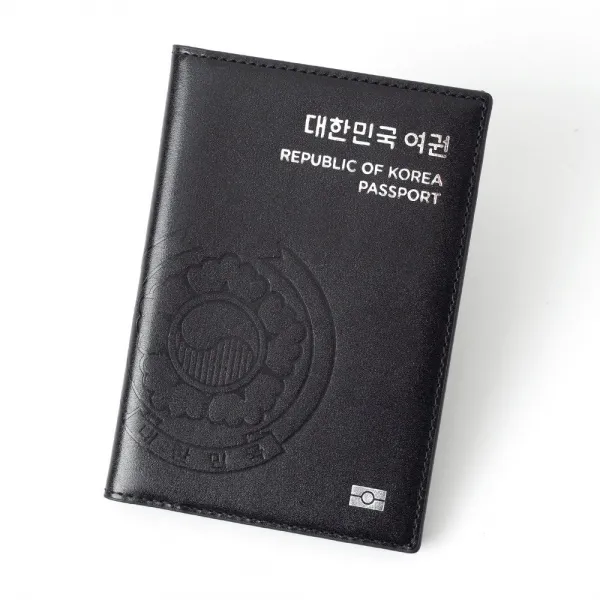 블랑플뢰르 소가죽 안티스키밍 대한민국 여권케이스