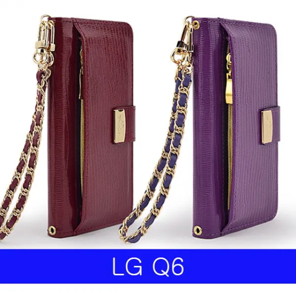 ksw99010 LG Q6 천연소가죽 페밀 지갑 X600 케이스