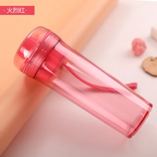 주식회사 그린홈인터내셔널 쉐이크볼set 차 빛깔 결정체 여성 휴대 여름 독창적 운동 물병 밀봉 텀블러 새빨갛다 400ml 1을 사다 6을