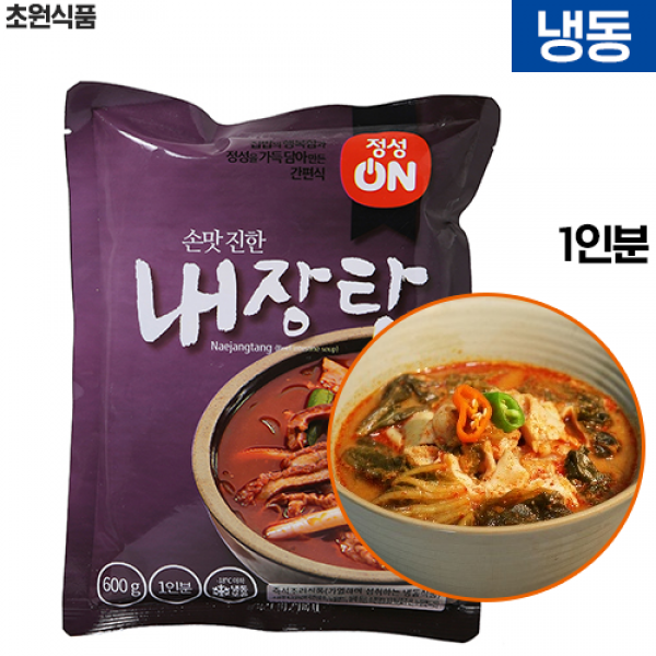 [초원]정성온 손맛진한 내장탕 600g 1인분 x 3봉지 즉석 국 탕 한끼식사