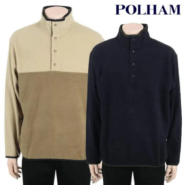  현대백화점 폴햄 Phz4tr3030 남성용 폴라 플리스 아노락 티셔츠