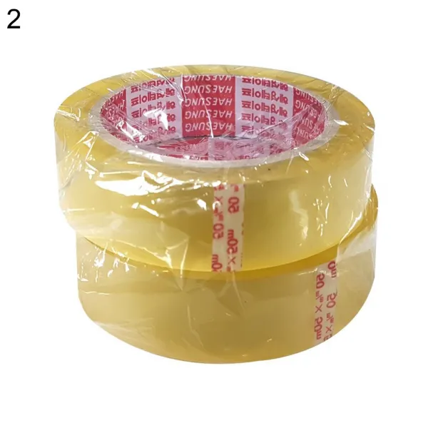 2등분 스카치 투명테이프 25mmx50M 2입