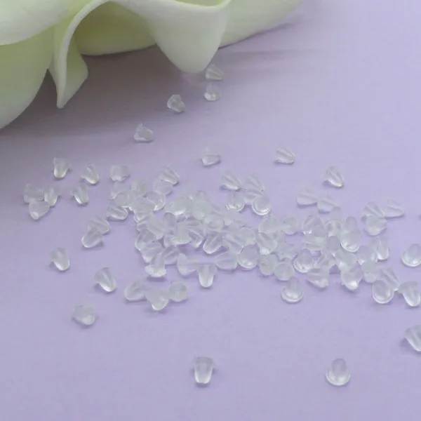 캔디플래닛 당일배송 100개입 5 mm 귀걸이 뒷마개 클러치 실리콘 고무 마개