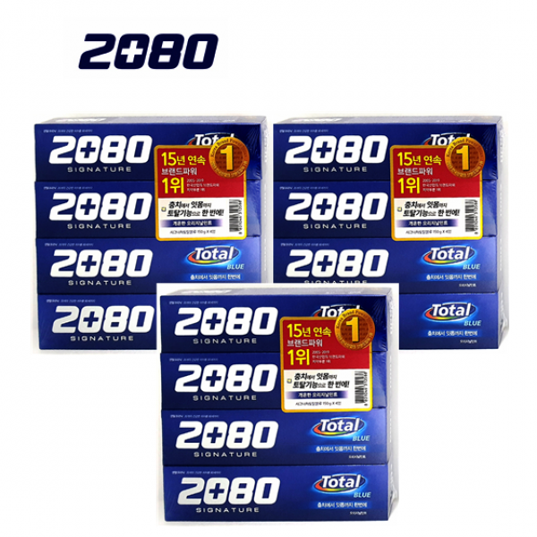 호호몰 2080시그니처 토탈블루150그램x4개입 3set