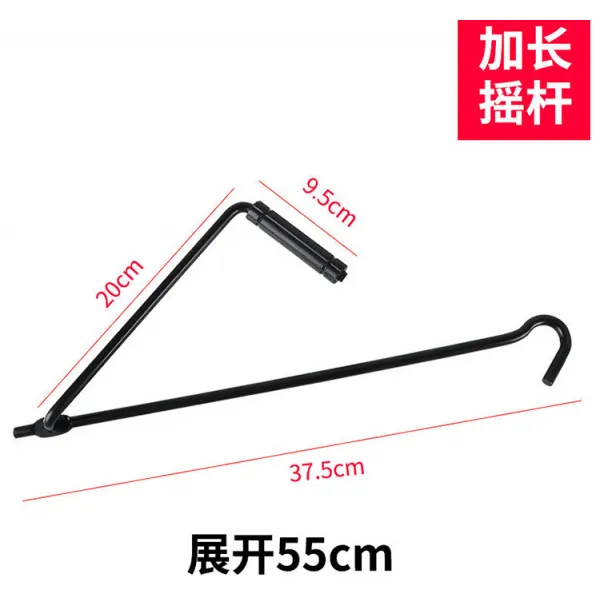 소켓렌치부품 자동차 받침잭 힘절약 스패너 타이어공구 복스 차량용 레버 작은차 천금정 손잡이를 흔들다 4785007865, 롱 분체 레버