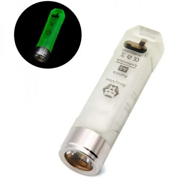 A5WR 고유 한 발광체 (빨간색 및 흰색) 550 루멘 CREE XP-G3 S5 LED 미니 키 체인 충전식 손전등 내장