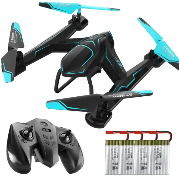 드론 항공촬영 고화장 속항원격조종비행기 고정고 4 축비행기모형 3.7v 충전 아동완구비행기 남자애생일선물 지능고정고 무카메라 4전속