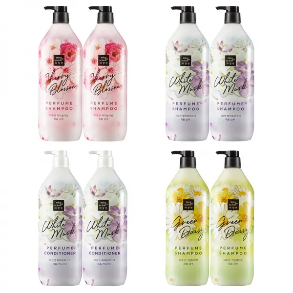1+1 미쟝센 퍼퓸 샴푸 대용량 1100ml /체리/화이트/그린 1.체리블러섬 퍼퓸 샴푸 1100ml X2