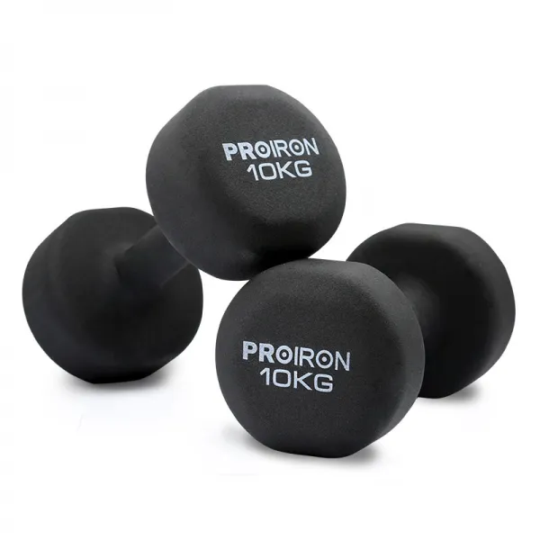 헬스 PROIRON 아령 여성 피트니스 가정용 구성 합순하다 철 초등학교 팔근육만들기 기구 2581401557, 1-10KG /개, 블랙  양 개입 도합 20KG  외짝